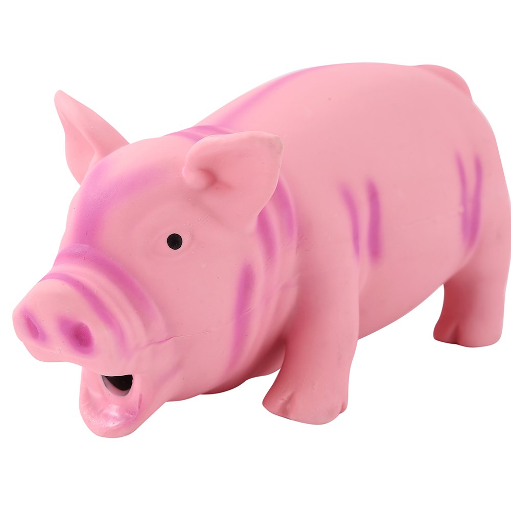 Squeaky Pig Rubber Latex